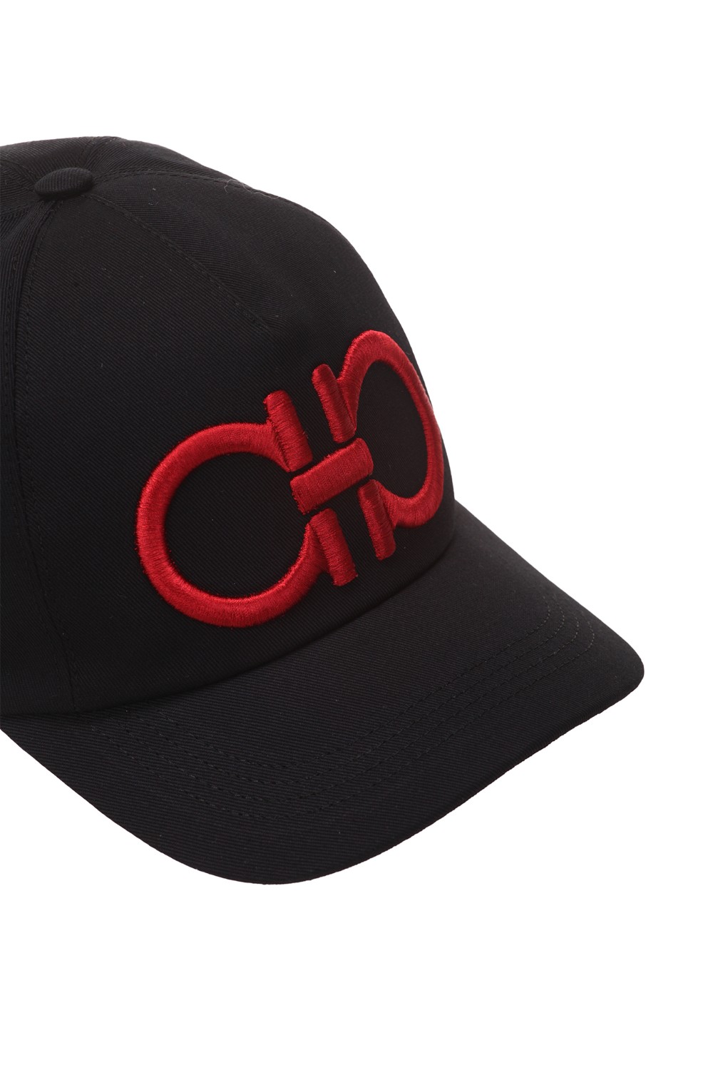 shop SALVATORE FERRAGAMO  Cappello: Salvatore Ferragamo cappello baseball "Gancini".
Macro logo Gancini ricamato a rilievo sul davanti.
Regolabile.
Composizione:  100% cotone.
Fabbricato in Italia.. 360552 GANDOUB-001 751015 number 8594597